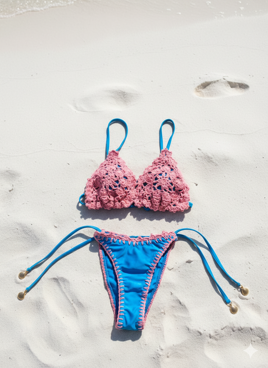 Bikini hecho a mano talla M
