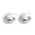 PENDIENTES ARO GRUESO LISO DORADO