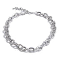 Collar de eslabones en acero inoxidable · Catena
