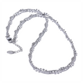 COLLAR TIPO CHOKER DORADO DOBLE CON CADENA FINA